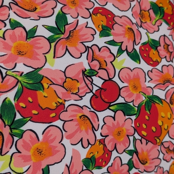 Blackbough Swim Red Orange Thea Berry Cherry Bikini Bottom L - Picture 4 of 10